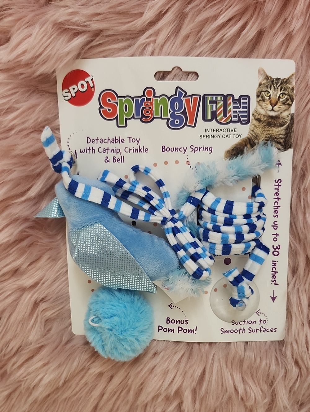 Brand New SPOT SPRINGY FUN INTERACTIVE SPRINGY  CAT TOY